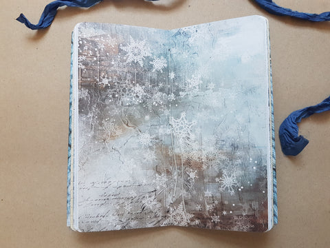 Travellers Notebook "Cozy Winterland“ // handmade by Melly 