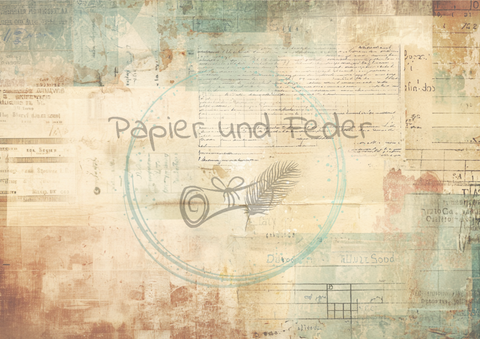 Designpapier "Betty's Kräuterapotheke" // 12 Seiten // DIN A 4 // doppelseitig bedruckt