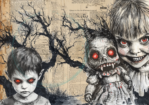 Paper set "Hully Night 2024" // Paper &amp; Feather