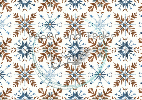 Design paper "Moin &amp; Ahoy" // 12 pages // DIN A 4 // printed on both sides