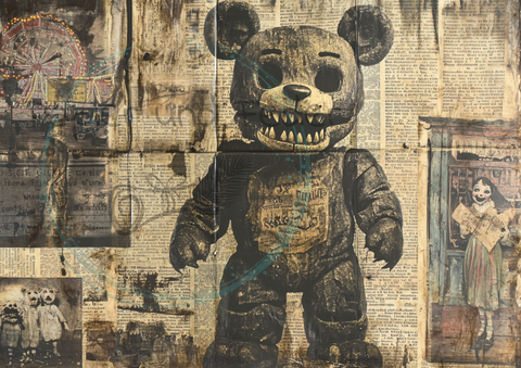 Paper set "Hully Night 2024" // Paper &amp; Feather