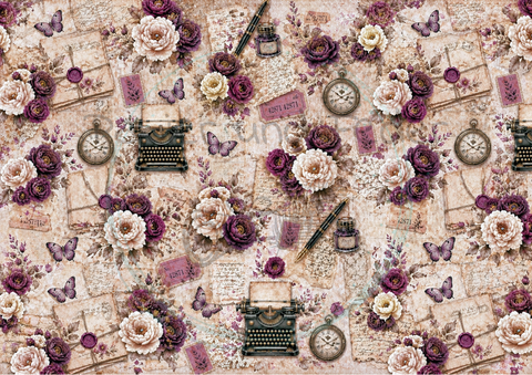 Design paper "Betty's herb garden" // 12 pages // DIN A 4 // printed on both sides