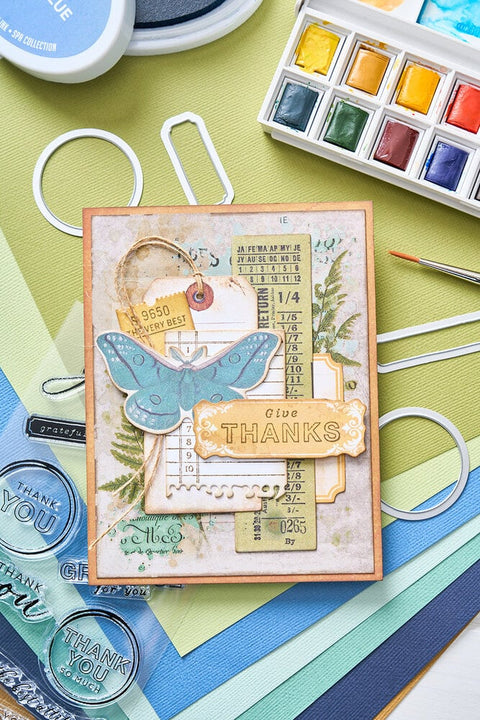 Sizzix Framelits Die w/Stamps by 49 and Market // A5 // Forever Journal Essentials