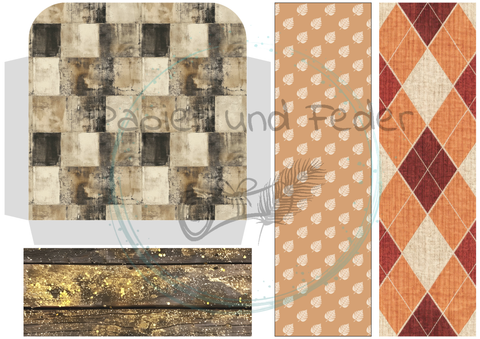 Hyggetid "Herbst" // Extraset // Papier & Feder // 8 Seiten // einseitig bedruckt // 160 g/m²