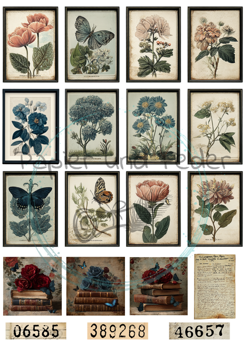 "Hello Autumn" // Ephemera &amp; Label Set // Paper &amp; Pen // 12 pages // printed on one side