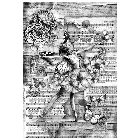 "Meaningful Memories" // A 4 Mixed Media Rice Paper // 4 Stk. // Ciao Bella