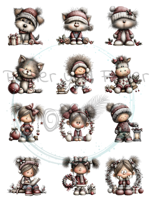 18 Die Cuts for the paper set "Moin &amp; Ahoy" // various sizes // 200g/m²