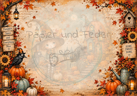 Design paper "Moin &amp; Ahoy" // 12 pages // DIN A 4 // printed on both sides