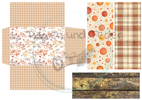 Hyggetid "Herbst" // Extraset // Papier & Feder // 8 Seiten // einseitig bedruckt // 160 g/m²