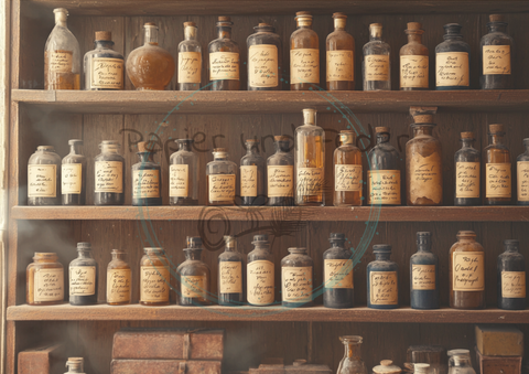 DIGITALES Designpapier "Betty's Kräuterapotheke"