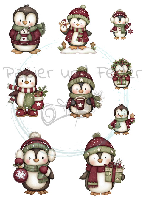 18 Die Cuts for the paper set "Moin &amp; Ahoy" // various sizes // 200g/m²