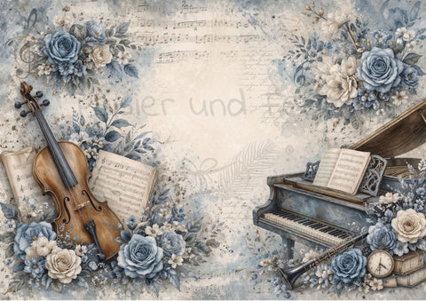 Design paper "Betty's herb garden" // 12 pages // DIN A 4 // printed on both sides