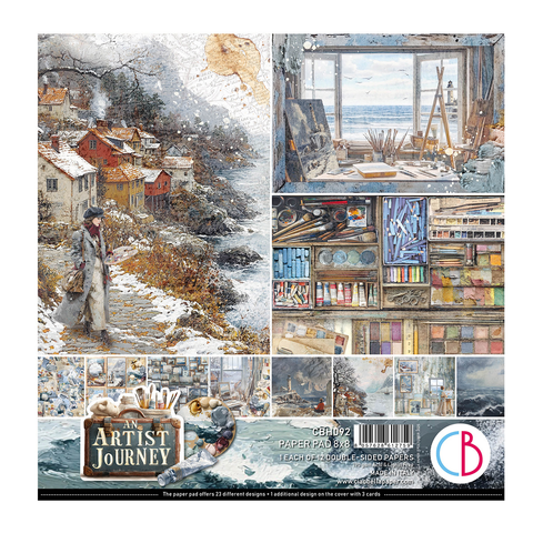 VORBESTELLUNG! "An Artist Journey" // Ciao Bella // 8 x 8 (20,3cm x 20,3cm) Paper Pad