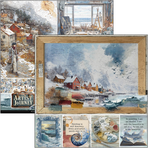 VORBESTELLUNG! "An Artist Journey" // Ciao Bella // 8 x 8 (20,3cm x 20,3cm) Paper Pad