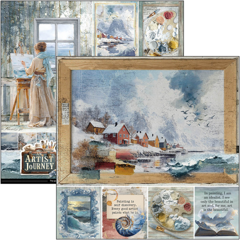 VORBESTELLUNG! "An Artist Journey" // Ciao Bella // 12 x 12 Paper Pad