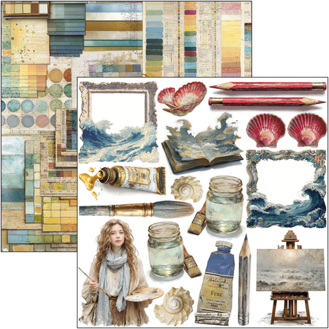 VORBESTELLUNG! "An Artist Journey" // Ciao Bella // 6 x 6 Fussy Cut Pad