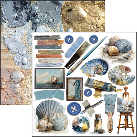 VORBESTELLUNG! "An Artist Journey" // Ciao Bella // 6 x 6 Fussy Cut Pad