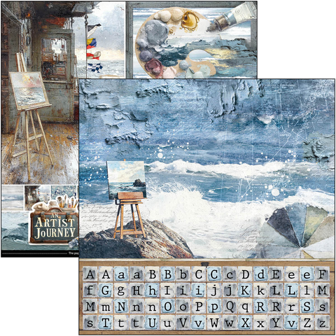 VORBESTELLUNG! "An Artist Journey" // Ciao Bella // 12 x 12 Basic Paper Pad (Pattern)