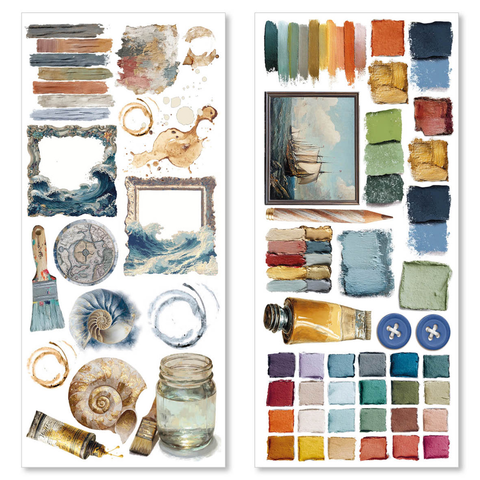 VORBESTELLUNG! "An Artist Journey" // Ciao Bella // Transparente Sticker zum Ausschneiden