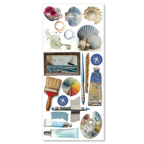 VORBESTELLUNG! "An Artist Journey" // Ciao Bella // Transparente Sticker zum Ausschneiden