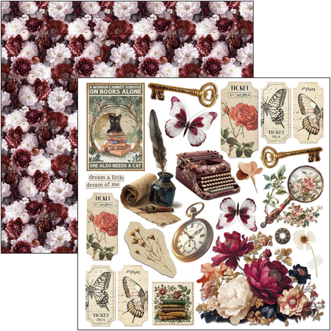 VORBESTELLUNG! "Book Lovers" // Ciao Bella // 6 x 6 Fussy Cut Pad