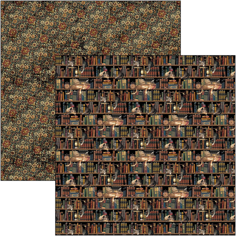 VORBESTELLUNG! "Book Lovers" // Ciao Bella // 12 x 12 Basic Paper Pad (Pattern)