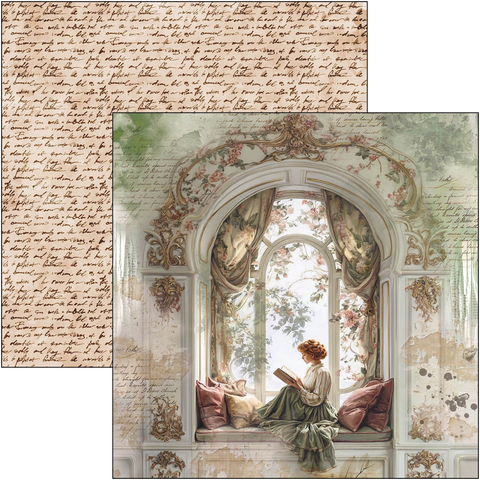 VORBESTELLUNG! "Book Lovers" // Ciao Bella // 12 x 12 Basic Paper Pad (Pattern)