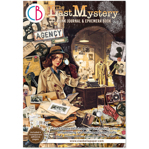 Junk Journal Ephemera Book "The Last Mystery" // Ciao Bella // 32 Seiten