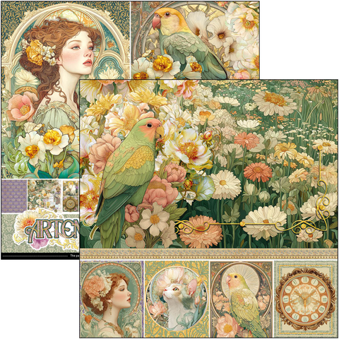 VORBESTELLUNG! "Artemis" // Ciao Bella // 8 x 8 (20,3cm x 20,3cm) Paper Pad