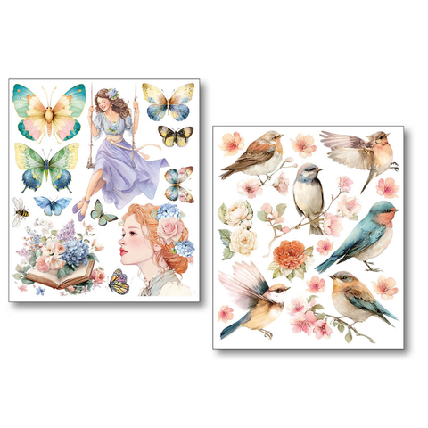 VORBESTELLUNG! "Daydreams" // Mixed Media Stickers // 10 Blatt // Ciao Bella