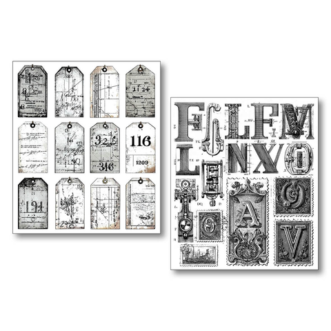 VORBESTELLUNG! "Lithographs" // Mixed Media Stickers // 10 Blatt // Ciao Bella