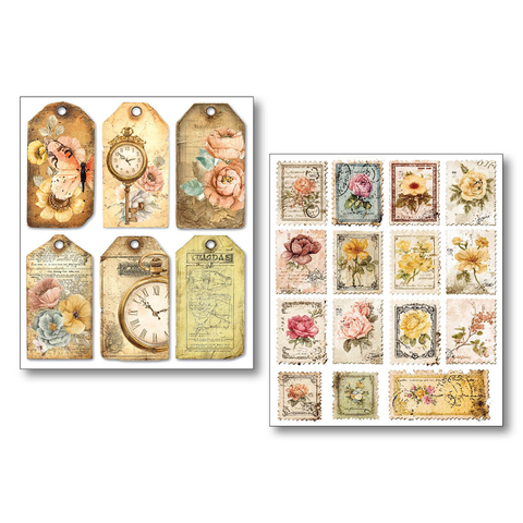 VORBESTELLUNG! "Reminder" // Mixed Media Stickers // 10 Blatt // Ciao Bella