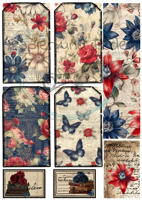 "Hello Autumn" // Ephemera &amp; Label Set // Paper &amp; Pen // 12 pages // printed on one side