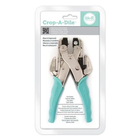 We R Makers Crop-A-Dile // Hole Punch & Eyelet Setter (teal)