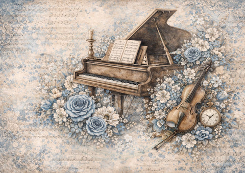 Design paper "Betty's herb garden" // 12 pages // DIN A 4 // printed on both sides