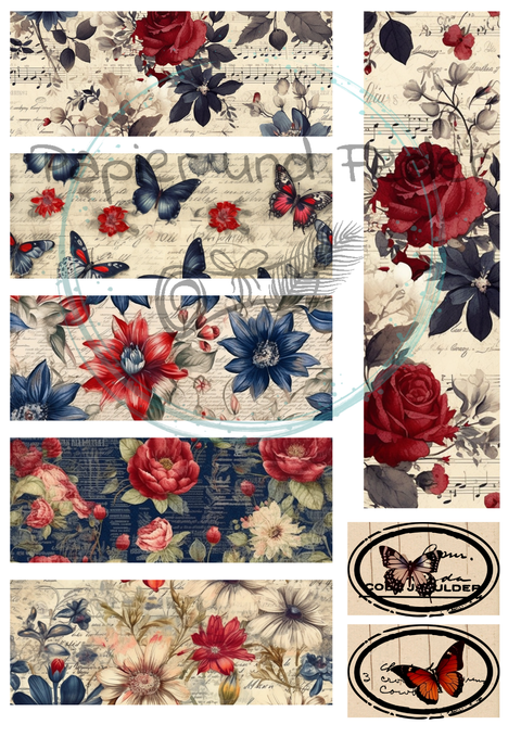 "Hello Autumn" // Ephemera &amp; Label Set // Paper &amp; Pen // 12 pages // printed on one side