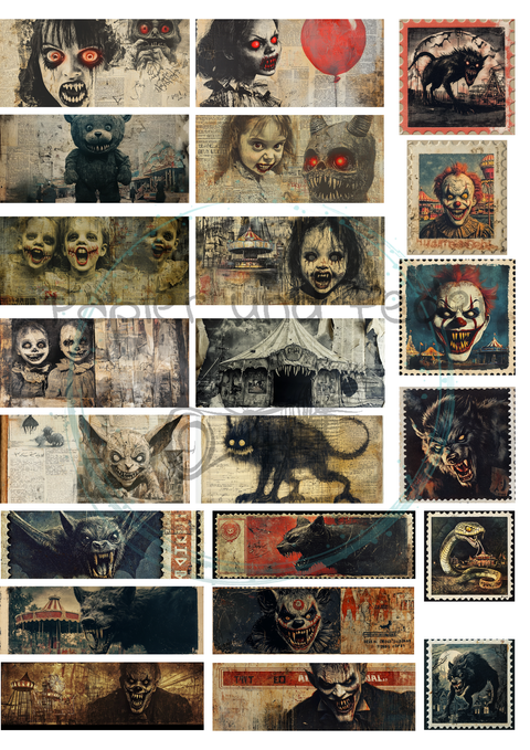 "Hello Autumn" // Ephemera &amp; Label Set // Paper &amp; Pen // 12 pages // printed on one side