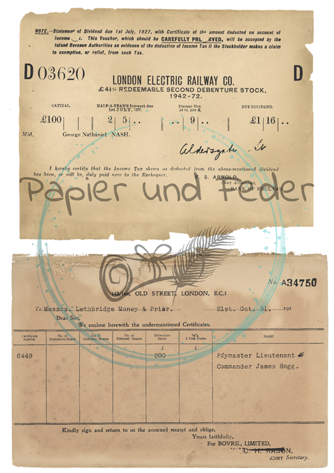 "Papierfundstücke vergangener Zeiten" Vol. 1 // Label- & Ephemera-Set // Papier & Feder // 16 Seiten // einseitig bedruckt // 160 g/m²
