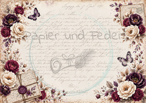 Design paper "Betty's herb garden" // 12 pages // DIN A 4 // printed on both sides