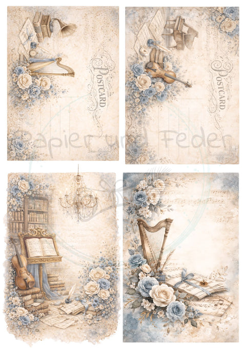 Design paper "Betty's herb garden" // 12 pages // DIN A 4 // printed on both sides