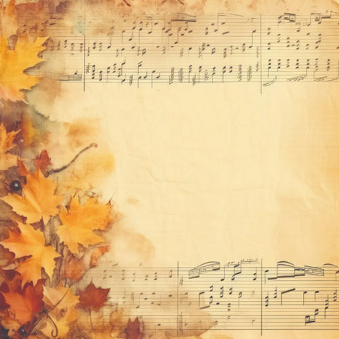 "Autumn Song" by Taylor Made Journals // Creative Expressions // 8 x 8 inch Paper Pad