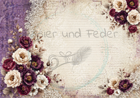 Design paper "Betty's herb garden" // 12 pages // DIN A 4 // printed on both sides