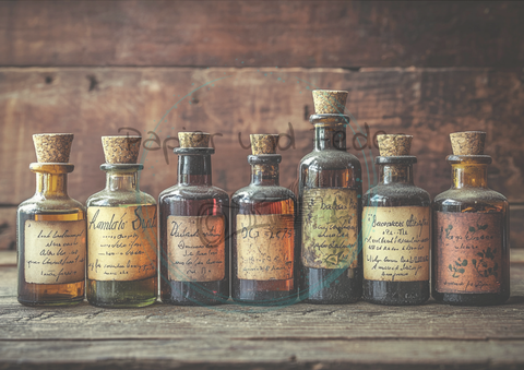 Designpapier "Betty's Kräuterapotheke" // 12 Seiten // DIN A 4 // doppelseitig bedruckt