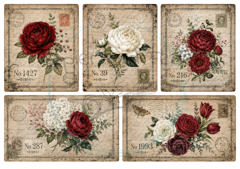 Design paper "Betty's herb garden" // 12 pages // DIN A 4 // printed on both sides