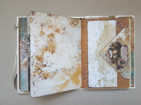 Journal A5 "Mists of Toolbox Town" // handmade by Melly 