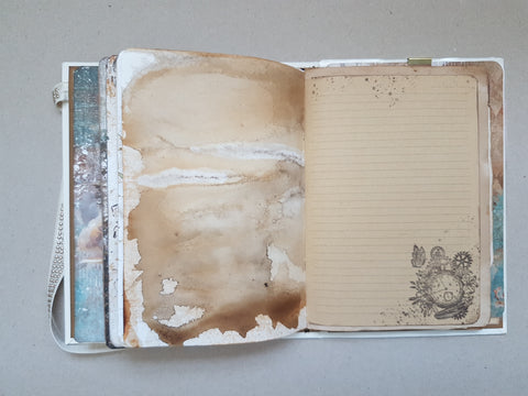 Journal A5 "Mists of Toolbox Town" // handmade by Melly 