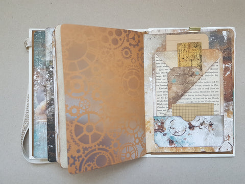 Journal A5 "Mists of Toolbox Town" // handmade by Melly 