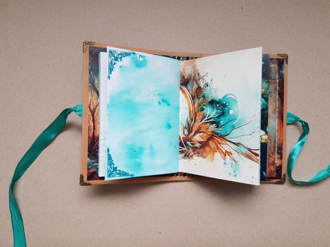 Journal A6 "Fantasy Forest" // handgemacht von Melly