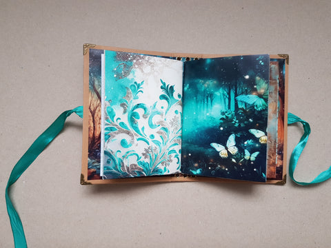 Journal A6 "Fantasy Forest" // handgemacht von Melly