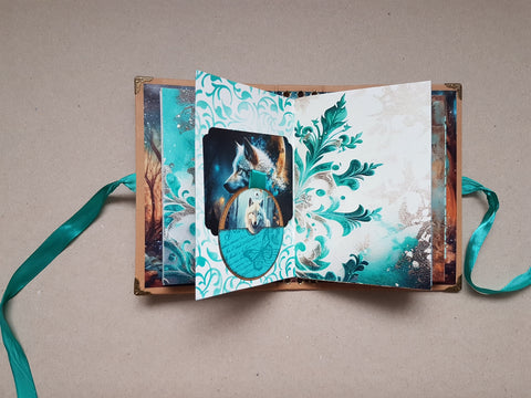 Journal A6 "Fantasy Forest" // handgemacht von Melly